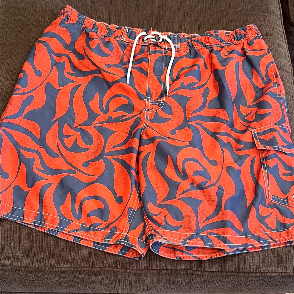 Sonoma Orange and Blue Men's Board Shorts